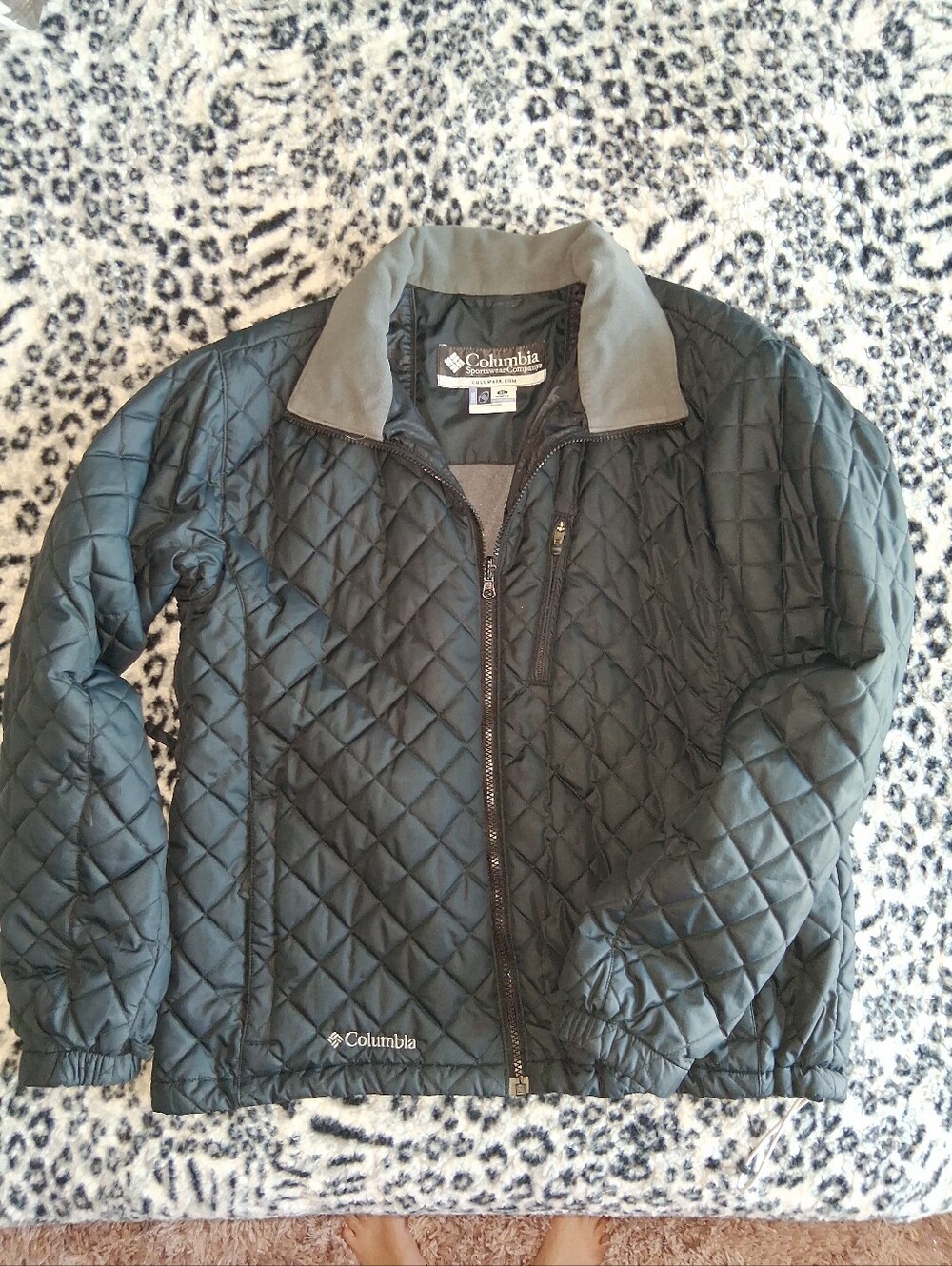 Columbia Quilted Black Jacket